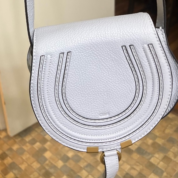 Chloe- MARCIE SADDLE BAG IN GRAINED LEATHER - Picture 3 of 10